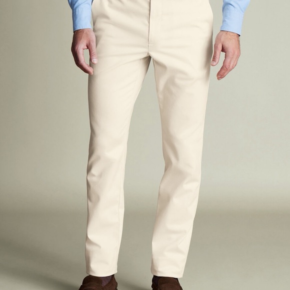 Men's Cream Pants - Picture 5 of 6
